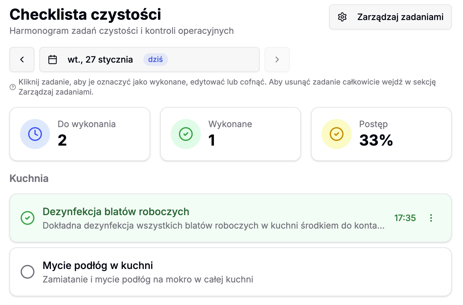 Kontrola czystości w Atesto24